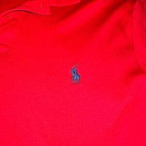 Red Ralph Lauren Polo shirt - Medium